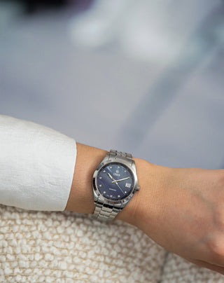COVER Andara Diamond Watch Black Pearl, Silver Color