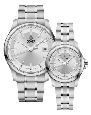 COVER Marville Lady Steel Watch Full Silver