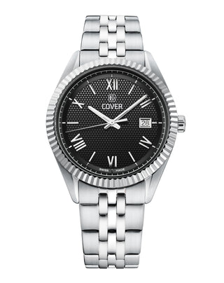 COVER Alston Gent Watch Black, Silver Color