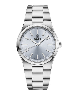 COVER Bracelet One Light Blue, Silver Color Watch