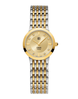 COVER Langham Diamond Mini Gold, Bicolor Watch