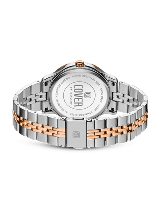 COVER Saraya Crystals Watch White, Bicolor