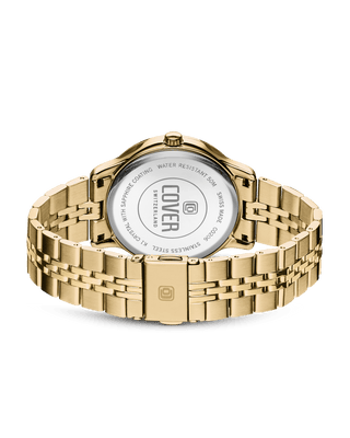 COVER Saraya Crystals Watch White, Gold
