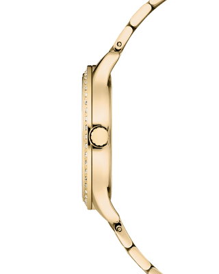 COVER Saraya Crystals Watch White, Gold