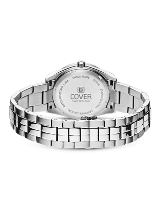 COVER Andara Diamond Watch Black Pearl, Silver Color